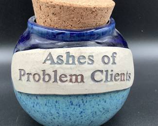 Cork lid pottery