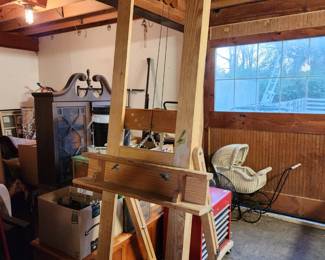 Monster easel. 