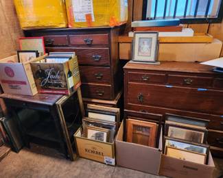 Picture frames and fine art images. 