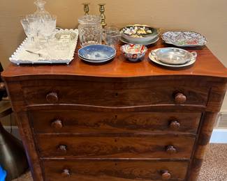 Vintage four-drawer chest.