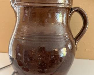 Vintage stoneware pitcher.
