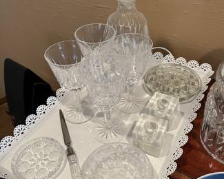 Crystal, including Waterford.