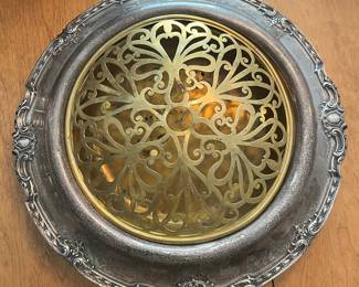 Antique sterling silver center bowl.