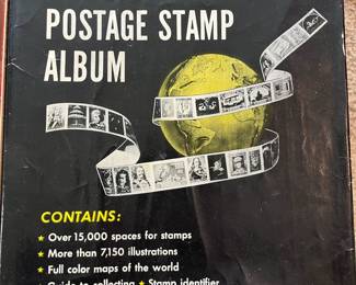 Stamp collection.