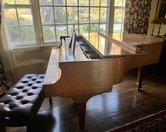 Steinway Style M walnut Baby Grand