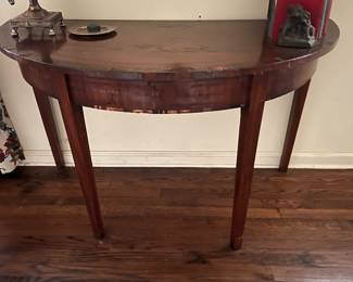 Antique Demi lune table