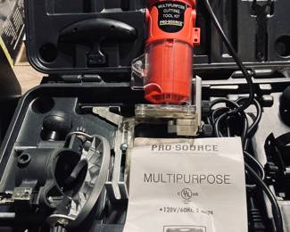 Pro-Source Multipurpose Wood Working Router/Cutting Tool in Case.