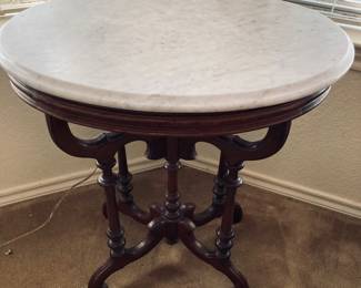 Victorian Marble Top Table. 