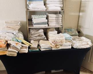 Large Selection of Bed/Bath Linens and Towels.