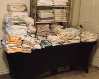 Large Selection of Bed/Bath Linens and Towels.