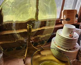 Uranium glass.......