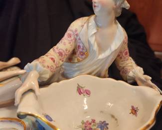 2nd of the pair of Meissen Sweet Meat figurines
