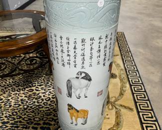 Oriental Umbrella Stand Orlando Estate Auction