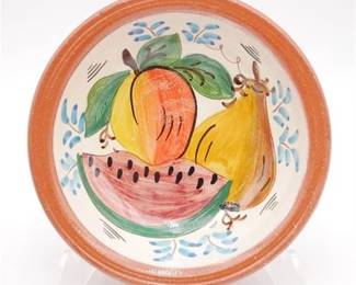 Handmade Decorative Portuguese Pottery Art Plate