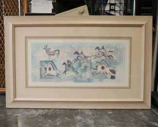 "Stone Riders" Original Monotype Print by Richard Hall