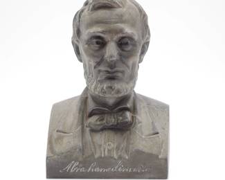 Vintage Abraham Lincoln Bust Coin Bank