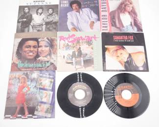 Lot Of 9 Assorted Vinyl Records