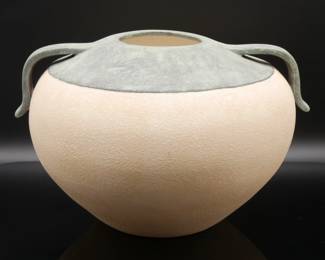 Large Decorative Ceramic Vase w/Stand