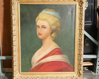 18th Century Style Portrait Oil Painting
