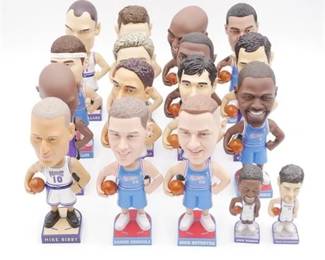 Sacramento Kings Bobbleheads (Lot of 17)