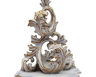 Decorative Chalk-Painted Sconce