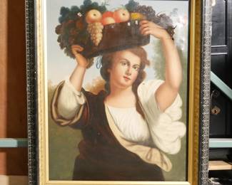 Antique Reproduction European School Oil Painting