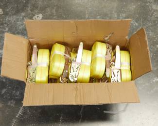 Lot Of 10 4000 Lbs Tow Ratchet Straps