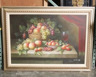 Signed Still Life Oil Painting