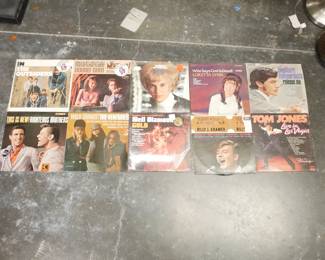 Lot Of 10 Assorted Vinyl Records