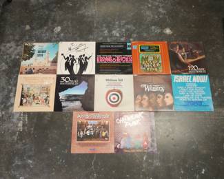 Lot Of 12 Vinyl Compilation Records
