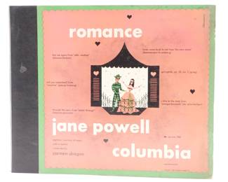 1948 Jane Powell Romance Vinyl Collection, Columbia Records
