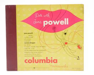1949 Date With Jane Powell Vinyl Collection, Columbia Masterworks