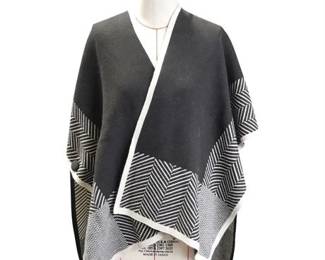 Adrienne Vittadini Women Sweater Shawl Geometric Knit