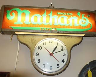 Nathans Advertising Clock