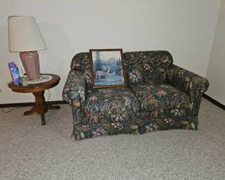 Pull Out Couch, Side Table, Lamb And More