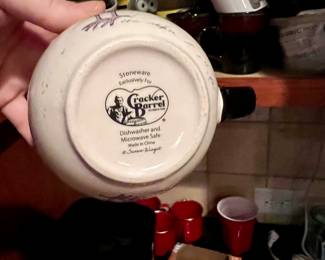 Rooster coffee cup set