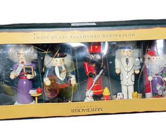 Set of 8 Nutcracker Ornaments 