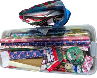 Christmas Wrap, Gift Bags and Ribbon 