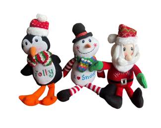 Christmas Plush Trio 