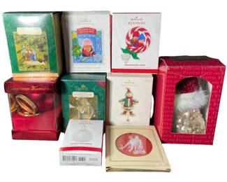 Hallmark and Dayspring Ornaments 