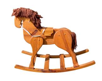Wooden Childs Rocking Horse 