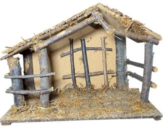 Natural Wooden Creche 