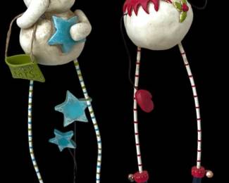 Pumpkin Seeds Folk Art Snowmen 