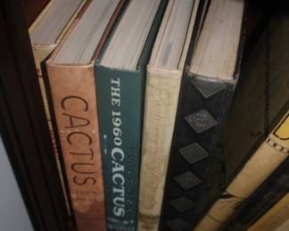 Vintage University Texas, LSU and other yearbooks 