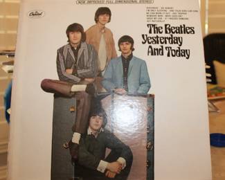 Beatles, Yesterday and Today, LP 2nd State Paste Over, Butcher Cover, ST-2553, High good to Low Excellent condition, only issue is not the orignal record cover. 