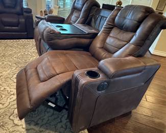 Electric Recline Foot and Headrest