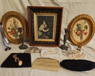Vintage Purses, Framed PRINTS MORE