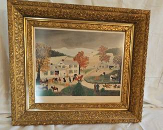 Grandma Moses Home For Thanksgiving 