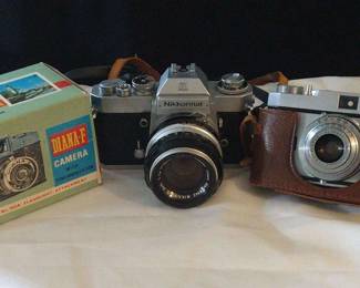 Nikkormat, DianaF And Kalimar Cameras