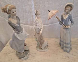 Three Lladro Figurines